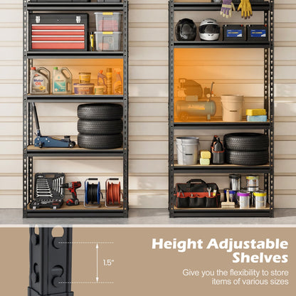 5-Tier Garage Shelving Unit 2200 LBS Heavy Duty Metal Storage Shelves