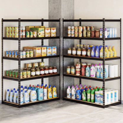 5-Tier Heavy Duty Garage Shelving Unit - 2200 LBS Capacity