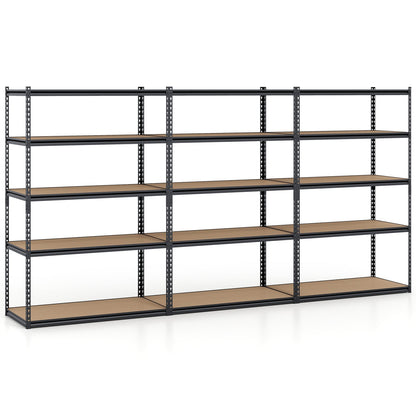 5-Tier Heavy Duty Garage Shelving Unit - 2200 LBS Capacity