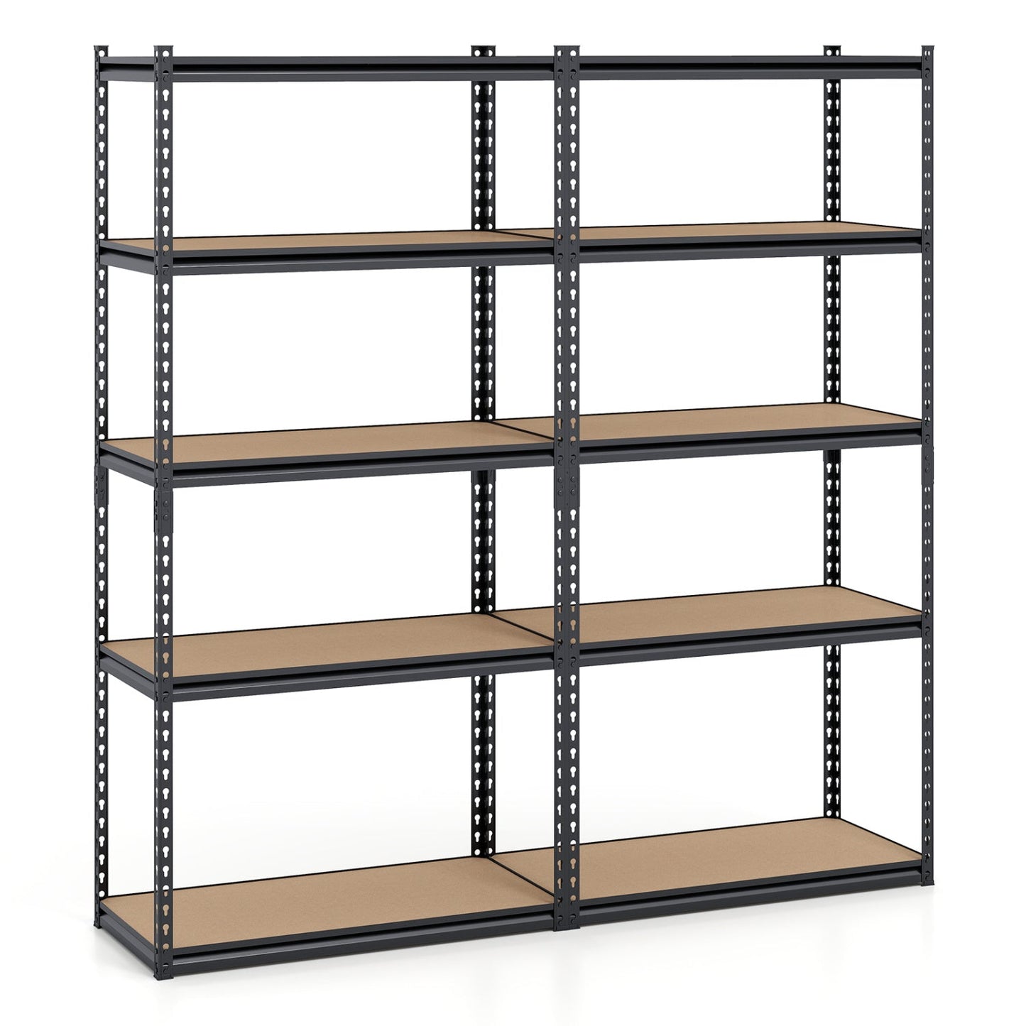 5-Tier Garage Shelving Unit 2200 LBS Metal Storage Shelves Adjustable Utility Rack