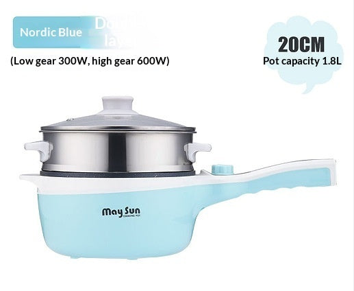 Electric Cooking Pot For Home And Dormitory Boiling Frying Steaming Hot Pot And Stewing