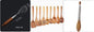 Stainless Steel Wooden-handled Manual Kitchen Mixeregg Beater Gadget