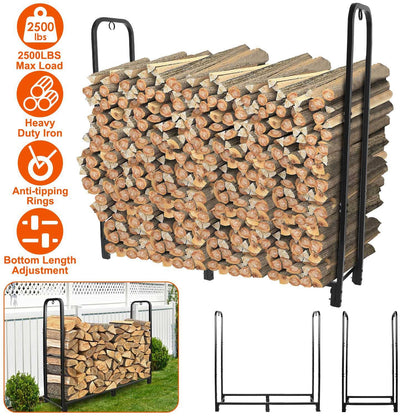 Firewood Log Rack for Home Use Heavy Duty Wood Storage