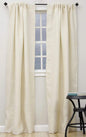 Fennco Styles Passe-Partout Burlap Lined Curtain Drape Panel 42 x 96 Inch, One Piece for Bedroom, Living Room, Patio Door Backing Sliding Glass Door Drape