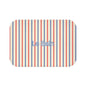 Le Bain Tricolor Striped Bath Mat, CREAM — French-Inspired Red & Blue Bathroom Rug