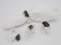 Fennco Styles Natural Stone Napkin Rings, Set of 4 - Natural Rock Napkin Holders for Home Décor, Dining Table, Banquet, Everyday Use and Special Occasion