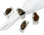 Fennco Styles Natural Stone Napkin Rings, Set of 4 - Natural Rock Napkin Holders for Home Décor, Dining Table, Banquet, Everyday Use and Special Occasion