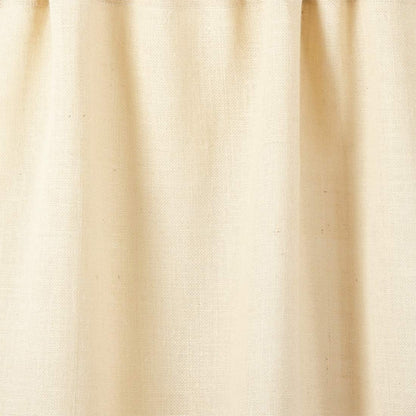 Fennco Styles Passe-Partout Burlap Lined Curtain Drape Panel 42 x 96 Inch, One Piece for Bedroom, Living Room, Patio Door Backing Sliding Glass Door Drape