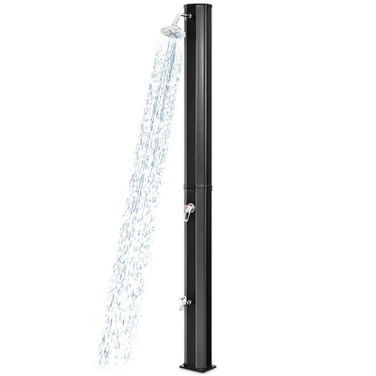 7.2 Feet Adjustable Outdoor Solar Heating Shower Head