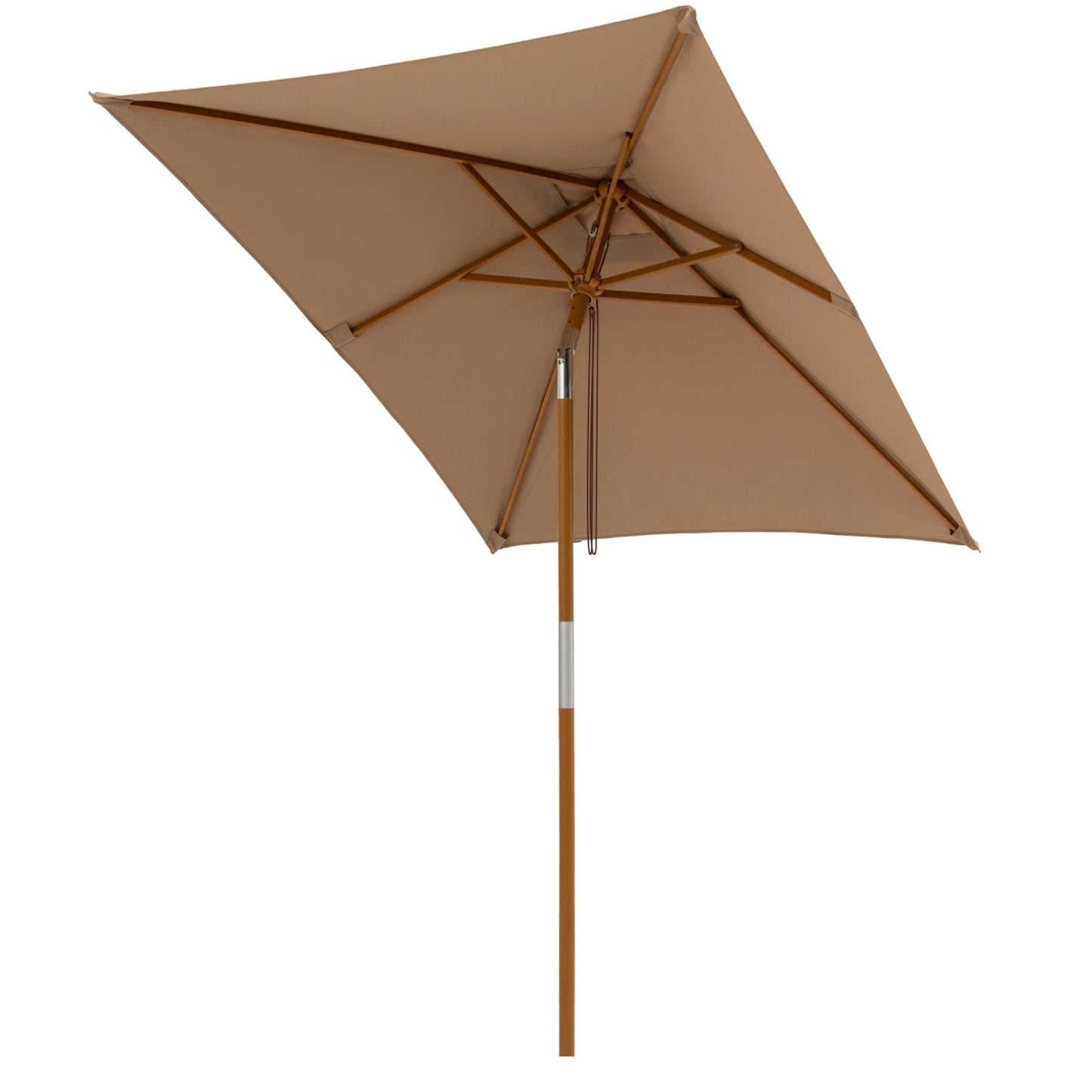 Rectangular Patio Umbrella 7ft with Adjustable Tilt