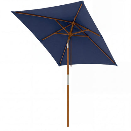 Rectangular Patio Umbrella 7ft with Adjustable Tilt