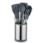 Non-stick Cookware Spatula And Spoon Rotating Storage Bucket Set