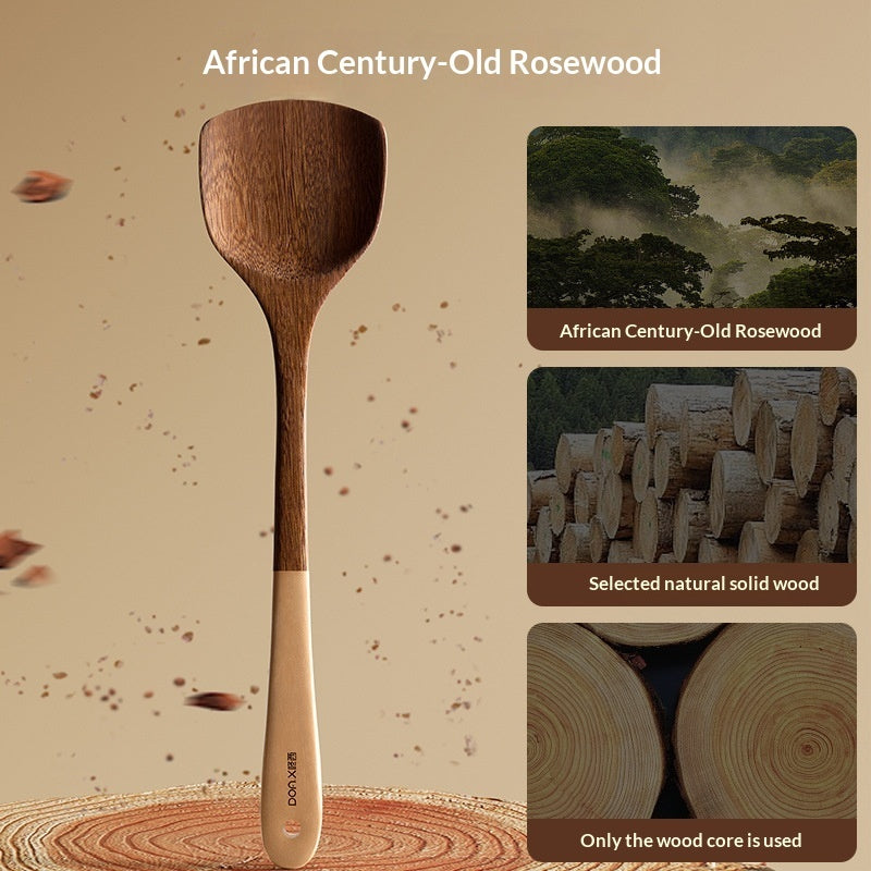 Non-stick, High-temperature-resistant Chicken-wing-shaped Wooden Spatula