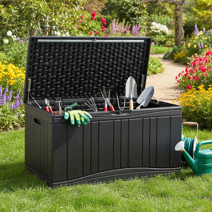 80 Gallon Outdoor Deck Box with Lockable Lid