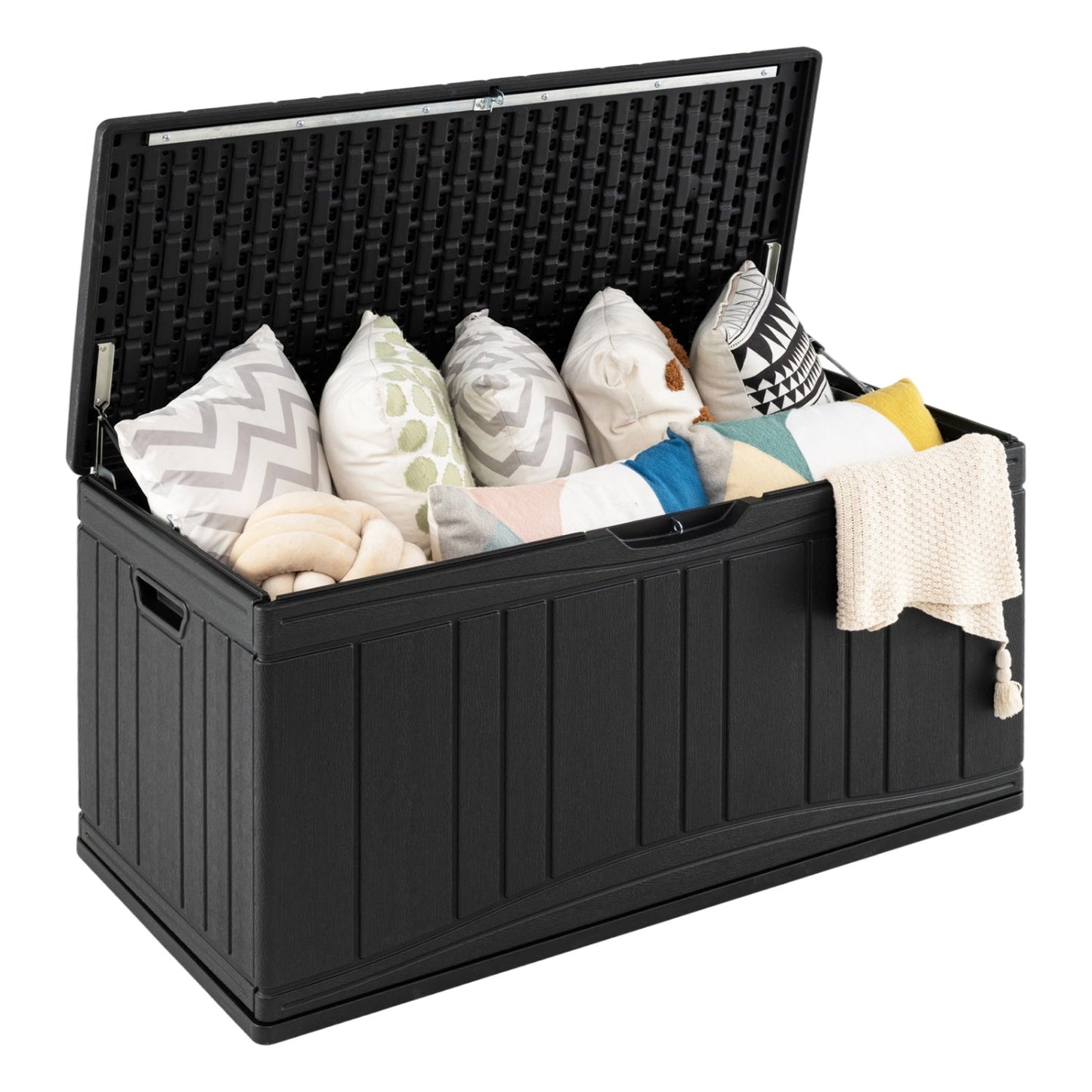 80 Gallon Outdoor Deck Box with Lockable Lid