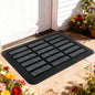 Heavy Duty Door Mat - DIY Interlocking Design, Dirt Trapper Front Doormat, 27.5x