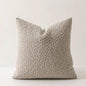 Fennco Styles Chenille Bouclé-Style Filled Throw Pillow 12" W X 20" L - Brown Soft Minimalist Decorative Cushion for Sofa, Bed, or Chair Décor