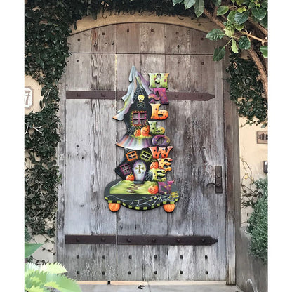 Candle Holder Halloween Door Decor by Jamie Mills-Price - Thanksgiving Halloween Decor - 8457402H