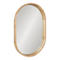 Hutton Wood Framed Capsule Mirror
