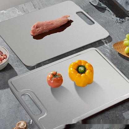 Antibacterial And Mold-Resistant Titanium Cutting Board Household Double-Sided Titanium Board