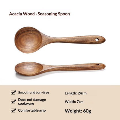 Spatula Soup Ladle And Wooden Turner Set In Teak