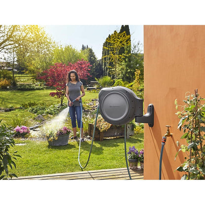 Retractable Hose Reel RollUp 75 ft. Auto retracting & ready-to-use