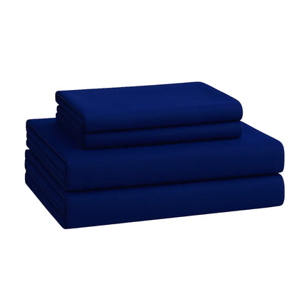 Bed Sheet Set, Fitted Sheet, Flat Sheet and Pillowcase, Wide Pocket, 2800 Thread Count, Premium Egyptian, Single, Double, Queen and King Size