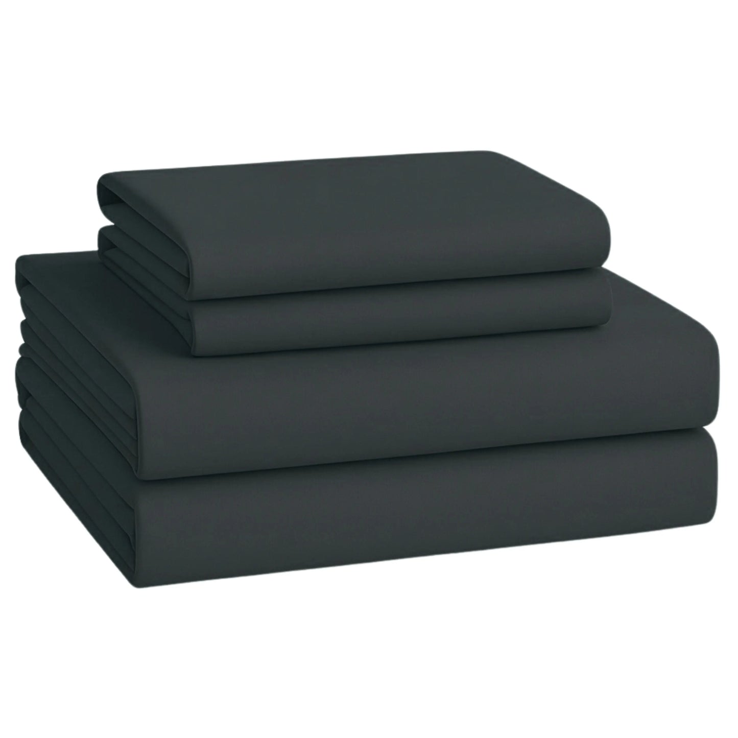 Bed Sheet Set, Fitted Sheet, Flat Sheet and Pillowcase, Wide Pocket, 2800 Thread Count, Premium Egyptian, Single, Double, Queen and King Size