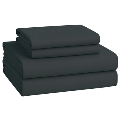 Bed Sheet Set, Fitted Sheet, Flat Sheet and Pillowcase, Wide Pocket, 2800 Thread Count, Premium Egyptian, Single, Double, Queen and King Size