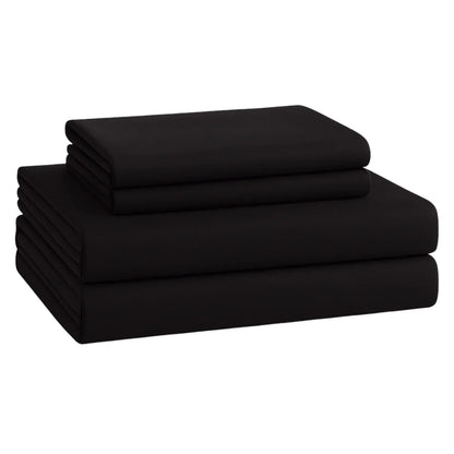 Bed Sheet Set, Fitted Sheet, Flat Sheet and Pillowcase, Wide Pocket, 2800 Thread Count, Premium Egyptian, Single, Double, Queen and King Size