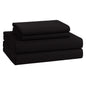 Bed Sheet Set, Fitted Sheet, Flat Sheet and Pillowcase, Wide Pocket, 2800 Thread Count, Premium Egyptian, Single, Double, Queen and King Size