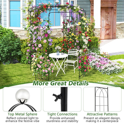 Birdcage Shape Gazebo for Climbing Plants and Wedding Ceremony Decoration