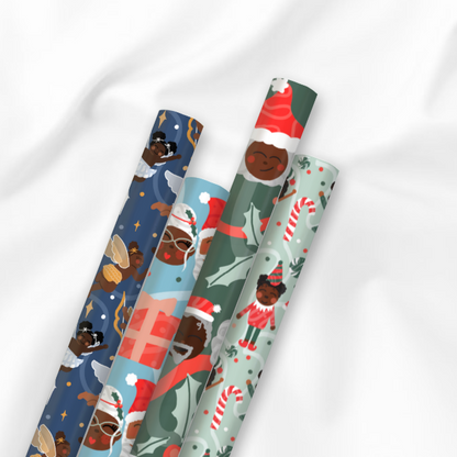 Bundle Pack: Season of Joy Wrapping Paper Bundle (4 Rolls)