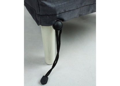 Round/Square Table Chair Cover 72" Velcro - 120''Wx120''Dx36''H - Mercury