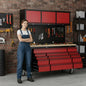 Overhead Pro 72" Rolling Tool Chest | 79" Tall | 24" Deep | 14 Drawers | Overheads | Pegboard & Power Strip