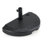 Half Round Patio Umbrella Base 44 lbs Water and Sand Fillable