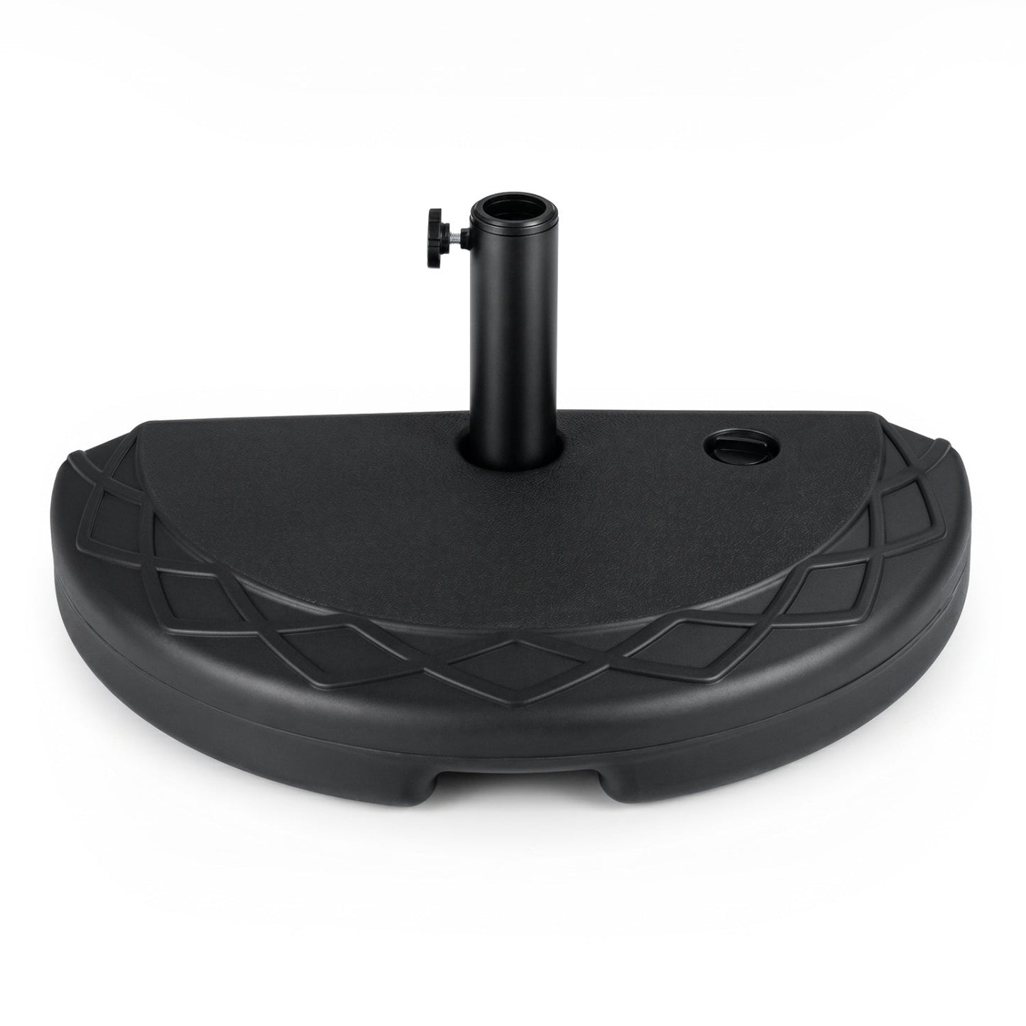 Half Round Patio Umbrella Base 44 lbs Water and Sand Fillable