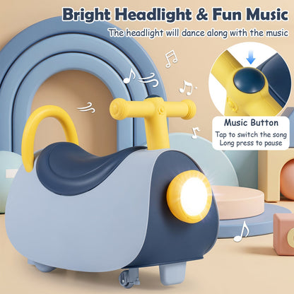 Kids Push Car with Music & Storage for 18-36 Months