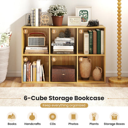6-Cube Bookcase with Anti-Tipping Kit - Burlywood