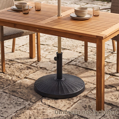 Patio Umbrella Base 22 lbs Resin Wicker Style