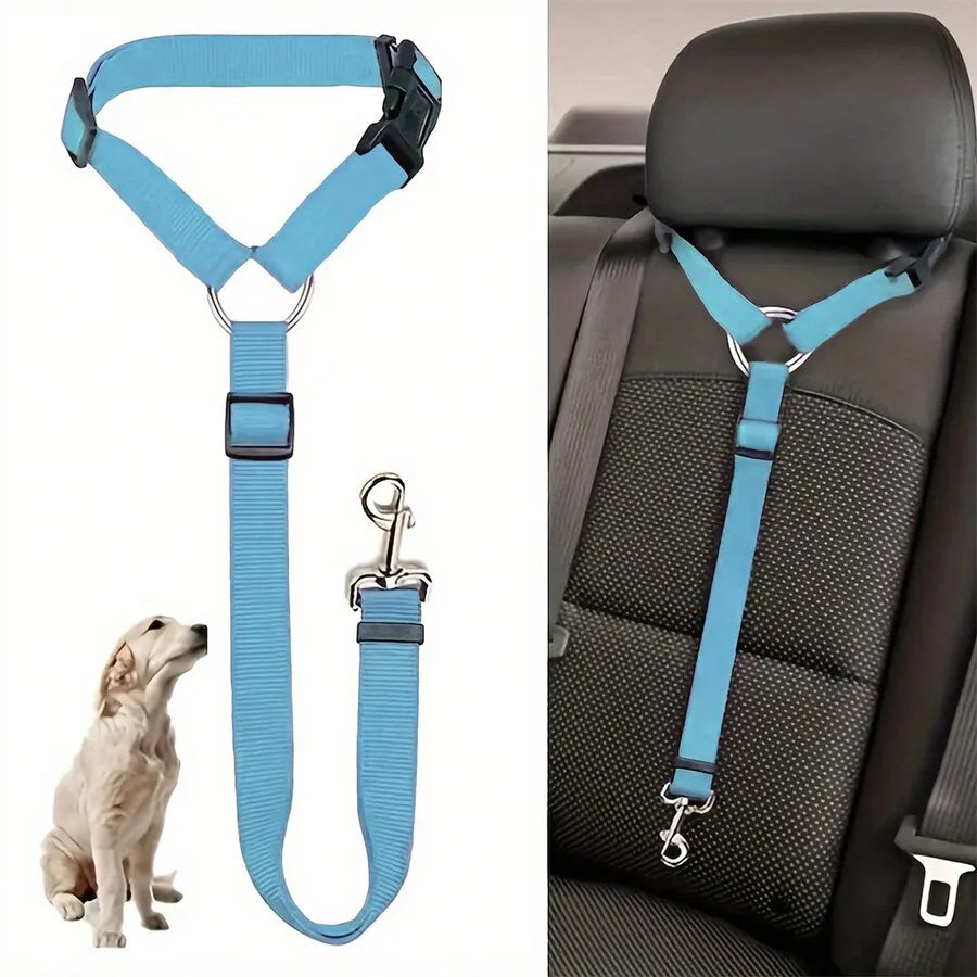 Pet Car Belt For Dogs And Cats Retractable Backseat Leash