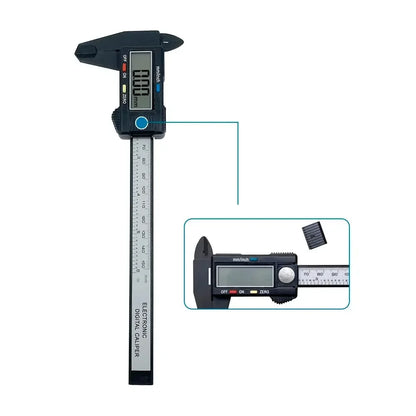 Electronic Digital Caliper 150mm/100mm | Carbon Fiber Vernier Gauge Micrometer Measuring Tool