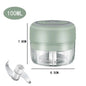250/100ML Garlic Mincer USB Charging Powerful Mini Electric Garlic Chopper Portable Garlic Crusher Kitchen Food Chopper Unisex