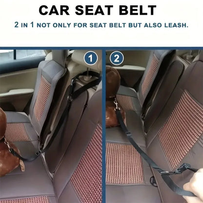 Pet Car Belt For Dogs And Cats Retractable Backseat Leash