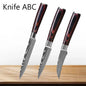 Professional Kitchen Knives Stainless Steel Knife Fruit Peeling Meat Cleaver Knife Boning Knife Paring Cooking Knives