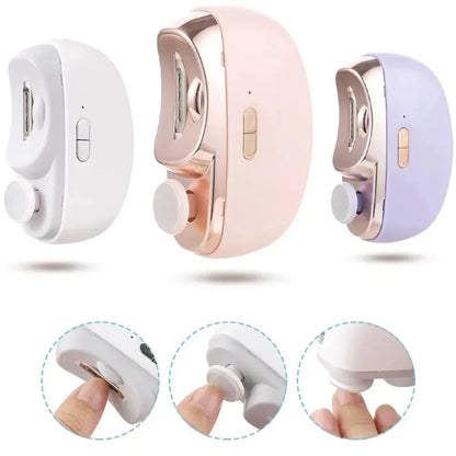 AFDEAL 2 In 1 Electric Nail Clippers Anti Splash Baby Nails