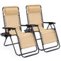 JHK Zero Gravity Recliner Chairs 2 With Cup Holder Trays