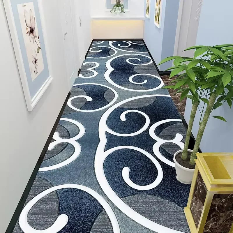 VIKAMA High-Grade Plaid Carpet Kitchen Rug Long Floor Mat Thin Door Mat Living Room Carpet Rug For Bedroom Home Decoration