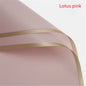 Golden Border Rose Wrapping Paper 5 Pack | Half Transparent Korean Style Gift Packing