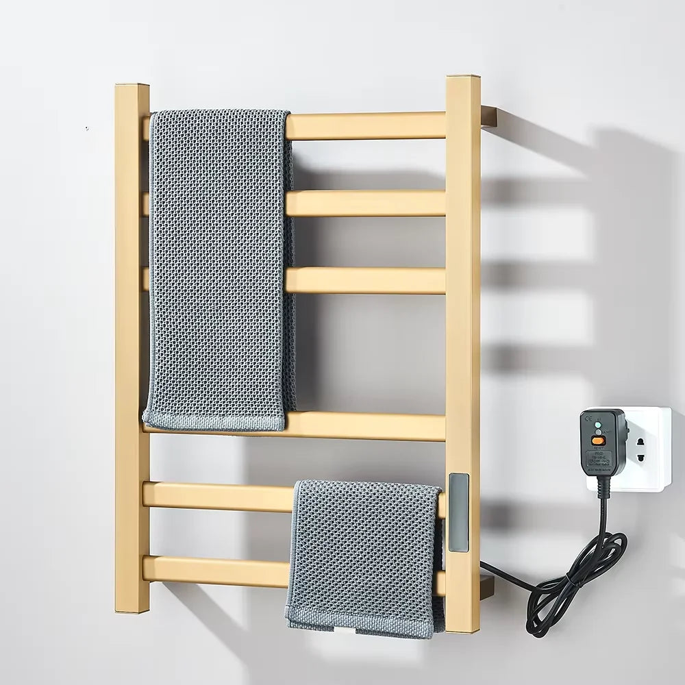 Shinesia Electric Towel Warmer Rack With Digital Display And Temperature Control